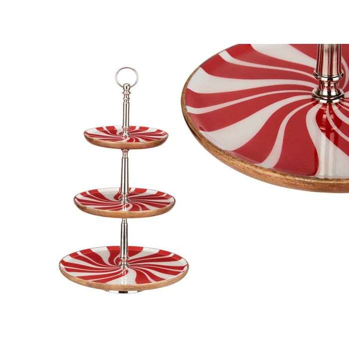 Centro Mesa Madera Triple Candy 61Cm Krist+ (2 Unidades) Centro Mesa Madera Triple Candy 61Cm Krist+ (2 Unidades)