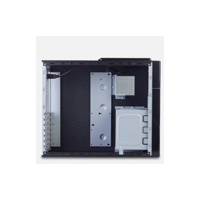 CAJA SOBREMESA HIDITEC K7 CH20K70003 - USO HORIZONTAL/VERTICAL - 1X5.25 - 1X3.5 - 2XUSB2.0 - AUDIO - FUENTE 500W - SLIM ATX - NEGRO