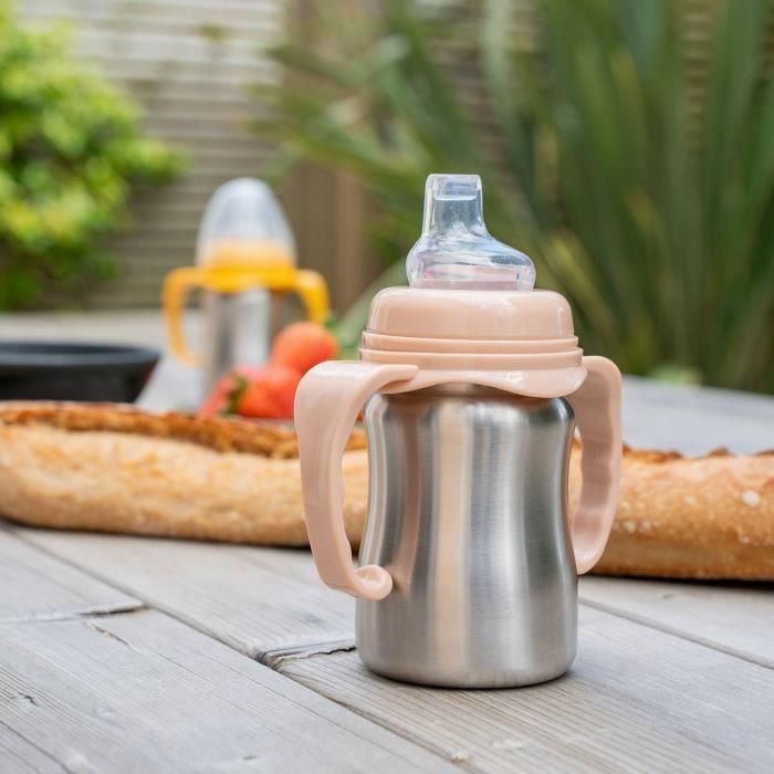 Vaso de aprendizaje - THERMOBABY - Acero inoxidable - 180 ml - Pesca - Ergonómico y antigoteo 2 Vaso de aprendizaje - THERMOBABY - Acero inoxidable - 180 ml - Pesca - Ergonómico y antigoteo 2