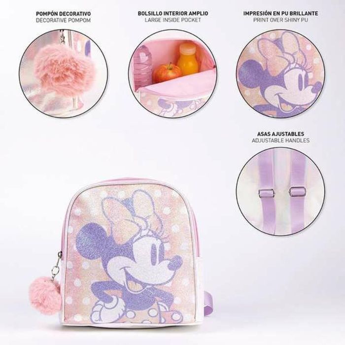 Mochila infantil tiempo libre brillante minnie 1 Mochila infantil tiempo libre brillante minnie 1