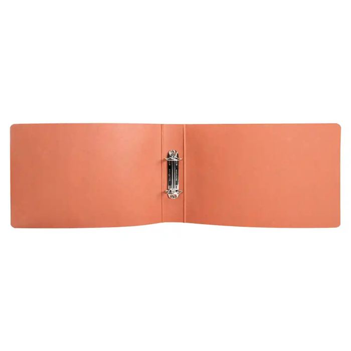 Liderpapel Carpeta de 2 anillas 40mm cuarto apaisado carton cuero 4