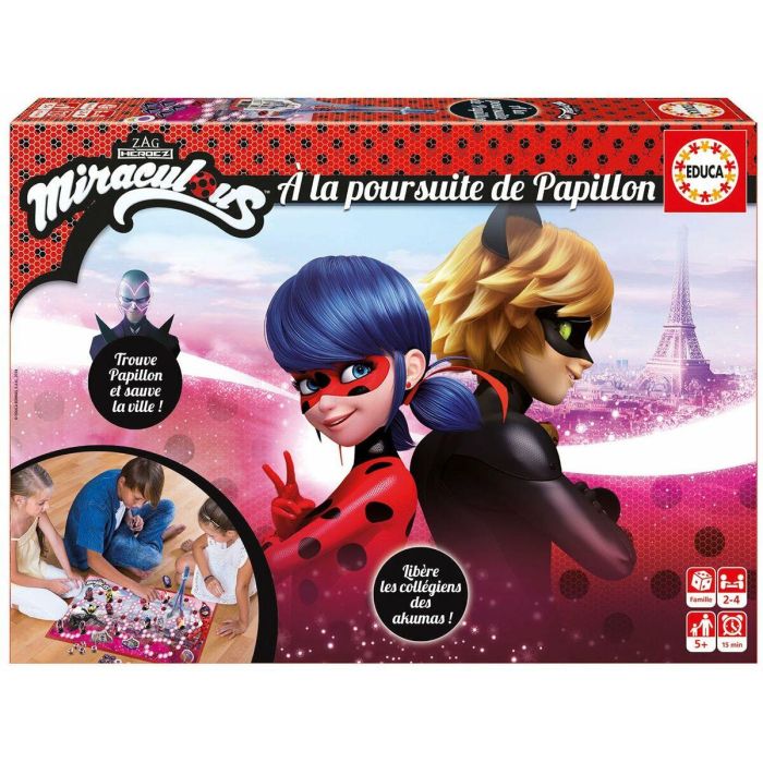 MILAGROSO Juego de mesa Ladybug: A La Poursuite De Papillon 1