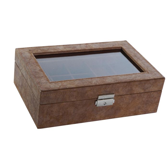 Joyero Tradicional DKD Home Decor Marron 16.5 x 8.5 x 25 cm 2 Joyero Tradicional DKD Home Decor Marron 16.5 x 8.5 x 25 cm 2