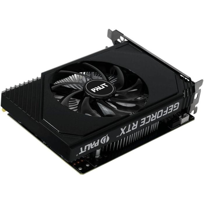 Palit RTX 3050 StormX 6GB GDDR6 1 Ventilador - Tarjeta Gráfica NVIDIA GeForce para Gaming PCI Express 4.0 1