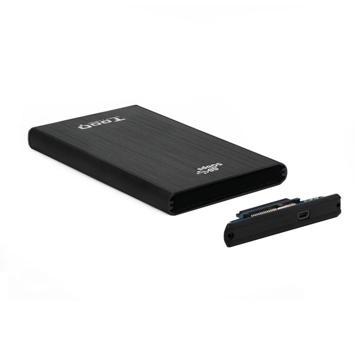 TooQ TQE-2522B Caja Externa para Disco Duro 2.5" USB 3.1 (5Gbps) con Soporte UASP SATA III hasta 4TB Aluminio Negro 2 TooQ TQE-2522B Caja Externa para Disco Duro 2.5" USB 3.1 (5Gbps) con Soporte UASP SATA III hasta 4TB Aluminio Negro 2