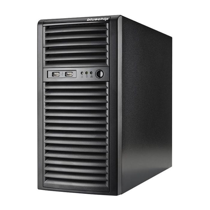 bluechip SERVERline T10301s Servidor Torre Intel Atom C3558 4 núcleos 16 GB DDR4 960 GB SSD 4 x Gigabit Ethernet 2