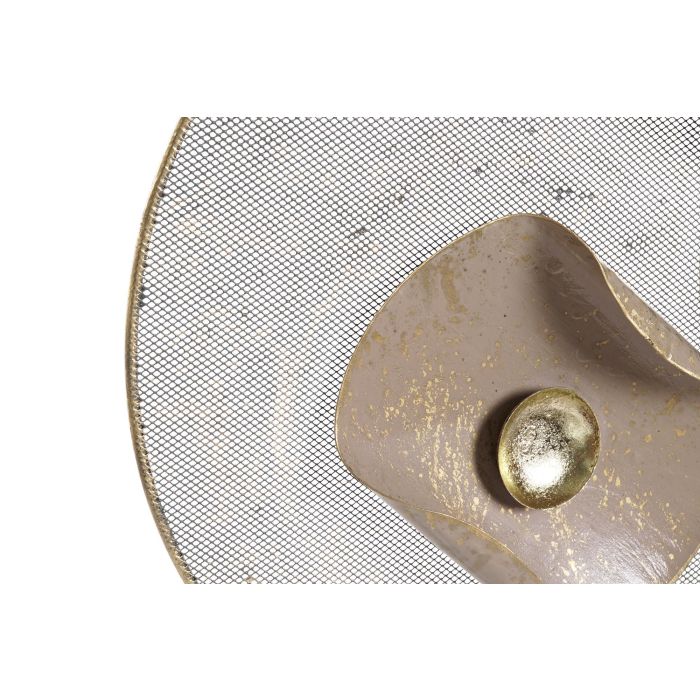 DKD Home Decor Decoracion Pared Moderno Metal Espejo Terracota Dorado Gris 7 x 59 x 96.5 cm 1