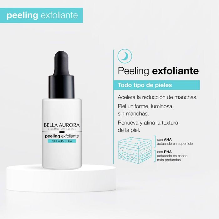 Bella Aurora Peeling Exfoliante Sérum Facial Antimanchas 30 mL 2 Bella Aurora Peeling Exfoliante Sérum Facial Antimanchas 30 mL 2