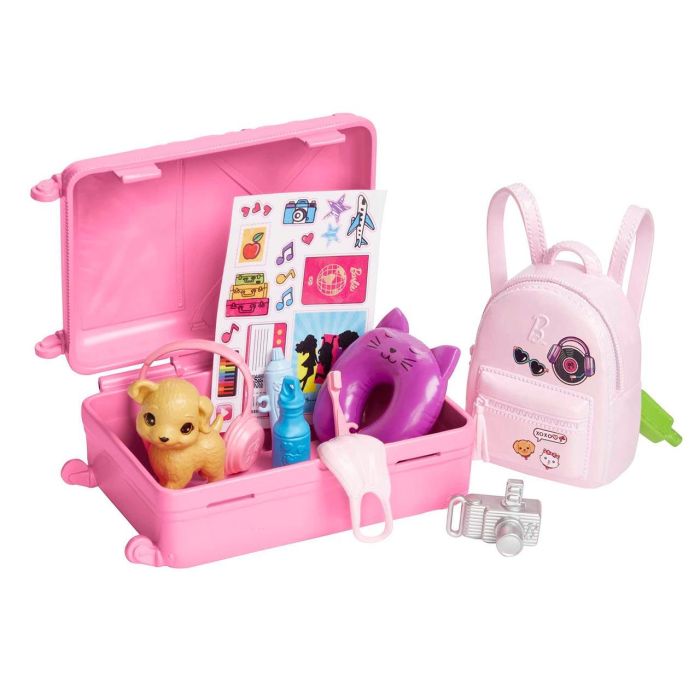 Barbie Hjy18 Muñeca Malibú Roberts ¡Vámonos de Viaje! con Perrito, Accesorios de Viaje y Maleta It Takes Two +3 Años 3 Barbie Hjy18 Muñeca Malibú Roberts ¡Vámonos de Viaje! con Perrito, Accesorios de Viaje y Maleta It Takes Two +3 Años 3