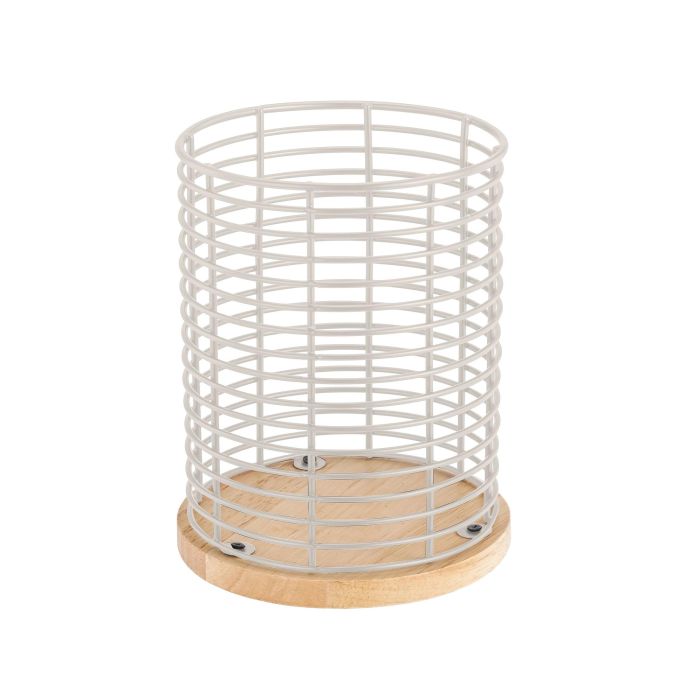 Inde Soporte Utensilios Lua Quttin, Organizador de Cocina, 13.5 x 13.5 x 17 cm (12 Unidades)