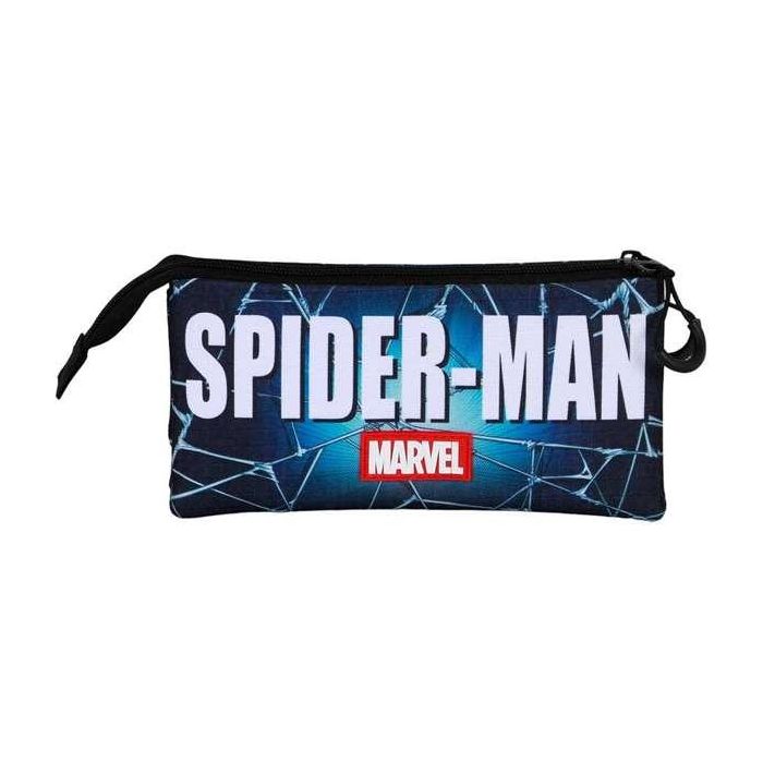 Karactermania Spiderman Ptodo Triple Maximum 11X23X8Cm Portatodo Lápices 3 Compartimentos