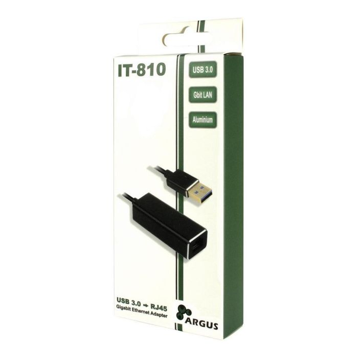 Inter-Tech ARGUS IT-810 Adaptador USB3.0 a RJ45 Gigabit Lan 1000 MBit/s Negro 2