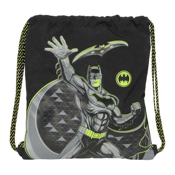 Bolsa Mochila con Cuerdas Batman Game over Negro 35 x 40 x 1 cm