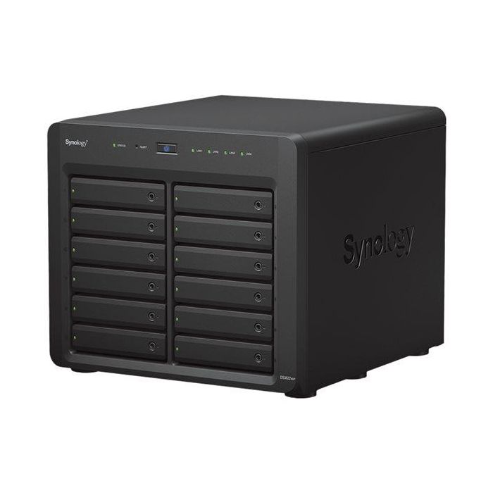 NAS Synology Diskstation DS3622XS+/ 12 Bahías 3.5"- 2.5"/ 16GB DDR4/ Formato Torre 1 NAS Synology Diskstation DS3622XS+/ 12 Bahías 3.5"- 2.5"/ 16GB DDR4/ Formato Torre 1