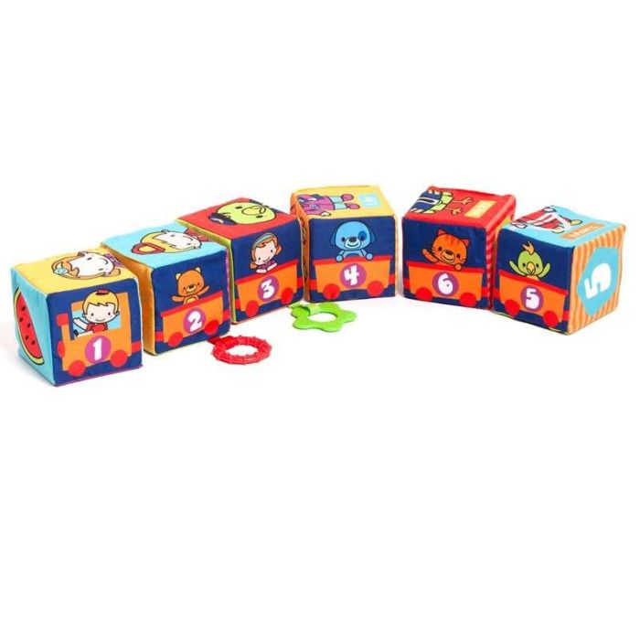Bolsa cubos aprendizaje de tela 6 piezas 2 Bolsa cubos aprendizaje de tela 6 piezas 2