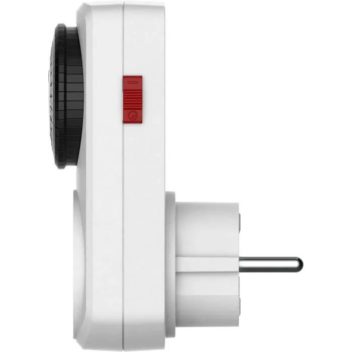 GAO Programador Mecánico Diario 3680W 48 Programas Blanco 3