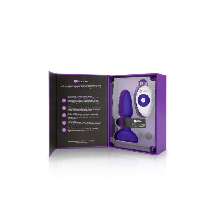 Plug Anal B-Vibe 93044 Morado 3 Plug Anal B-Vibe 93044 Morado 3