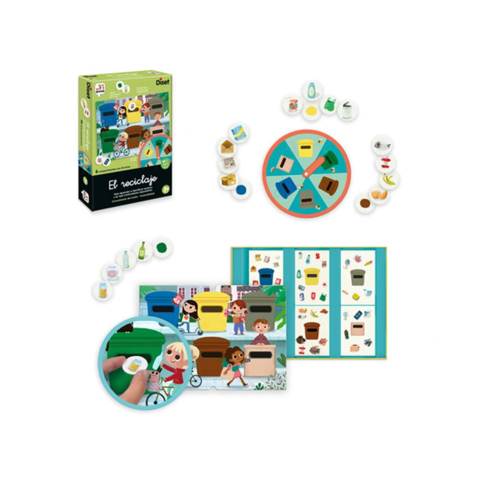 Diset Juego Didactico El Reciclaje - Juego Educativo Sobre Separación de Residuos y Sostenibilidad 6