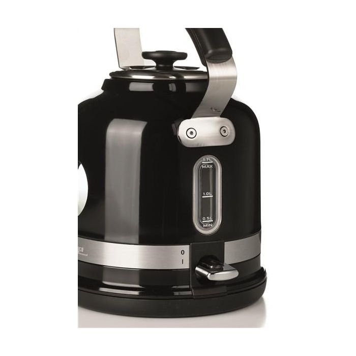 Ariete Hervidor Eléctrico 2854/02 Moderna, 1.7 Litros, Acero Inoxidable, Negro con Termómetro Visible 3 Ariete Hervidor Eléctrico 2854/02 Moderna, 1.7 Litros, Acero Inoxidable, Negro con Termómetro Visible 3