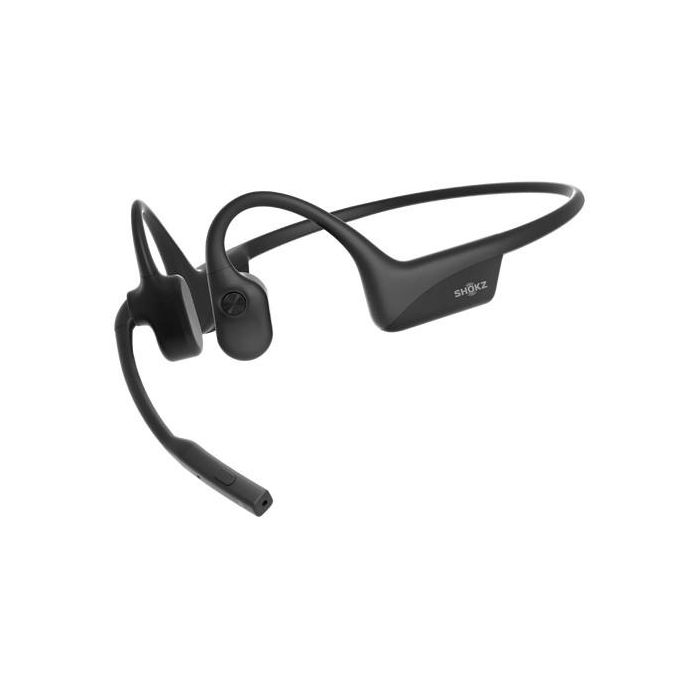 Shokz SHOKZ C110-AI-BK-EN Auriculares Inalámbricos de Conducción Ósea OpenComm2 Industrial Bluetooth 5.1 para Oficina IP55 Negro