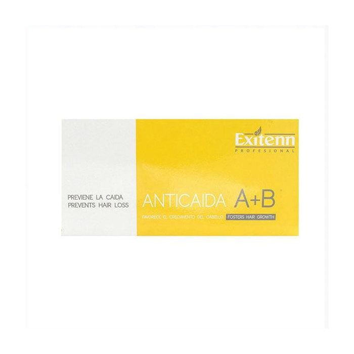Exitenn Tratamiento Capilar A+B Anticaída y Crecimiento del Cabello Regenerador Termo-Estimulante 10 Viales 8ml