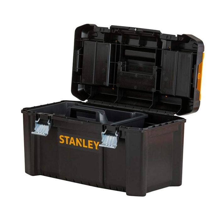 Stanley Caja de Herramientas para Organización y Almacenamiento con Cierres Metálicos, 19 pulgadas (48 cm) 3 Stanley Caja de Herramientas para Organización y Almacenamiento con Cierres Metálicos, 19 pulgadas (48 cm) 3