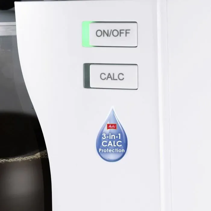 Melitta 1025-05 Filtro de Café Look V Perfección Blanco 10 Tazas 1.25L 1080W 2