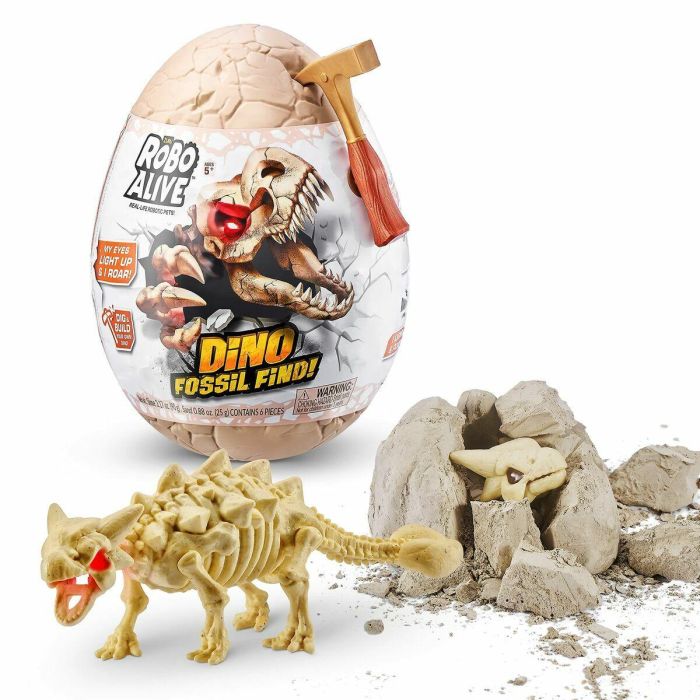 Zuru ZUR4894680020078 - Juego de Excavación ROBO ALIVE Dino Fossil Find - 4 Dinosaurios para Ensamblar, Roca y Limo, Fósiles 7 Zuru ZUR4894680020078 - Juego de Excavación ROBO ALIVE Dino Fossil Find - 4 Dinosaurios para Ensamblar, Roca y Limo, Fósiles 7