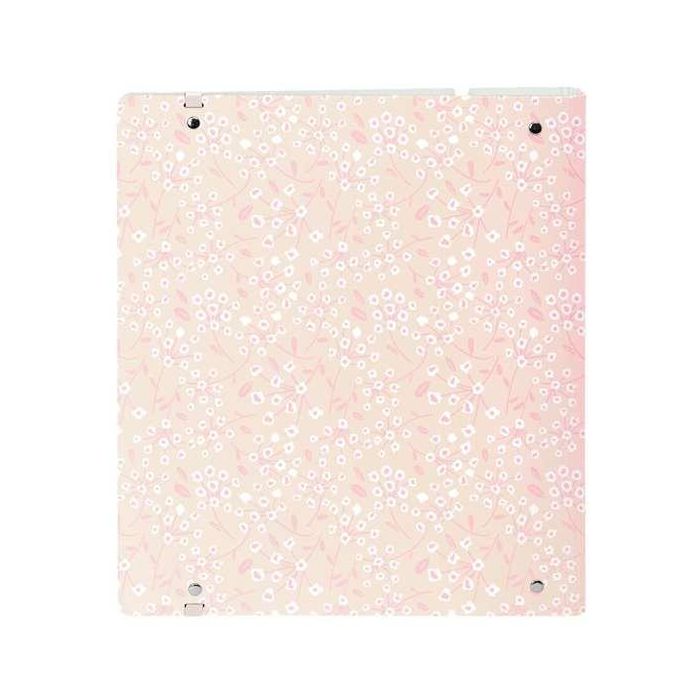 Safta Carpeblock PP Foam 4 Anillas 35mm con Recambio "Light Pink Flowers" 27x32x4 cm 6 Safta Carpeblock PP Foam 4 Anillas 35mm con Recambio "Light Pink Flowers" 27x32x4 cm 6