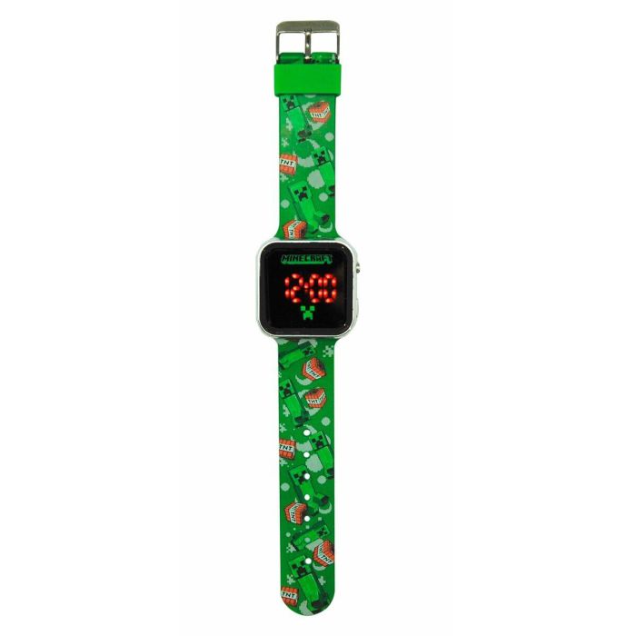 Minecraft Reloj LED para Niños con Luz y Funciones de 3.5cm - Incluye Pilas LR41, Fabricado en Plástico (Edad Mínima 3 Años) 6 Minecraft Reloj LED para Niños con Luz y Funciones de 3.5cm - Incluye Pilas LR41, Fabricado en Plástico (Edad Mínima 3 Años) 6