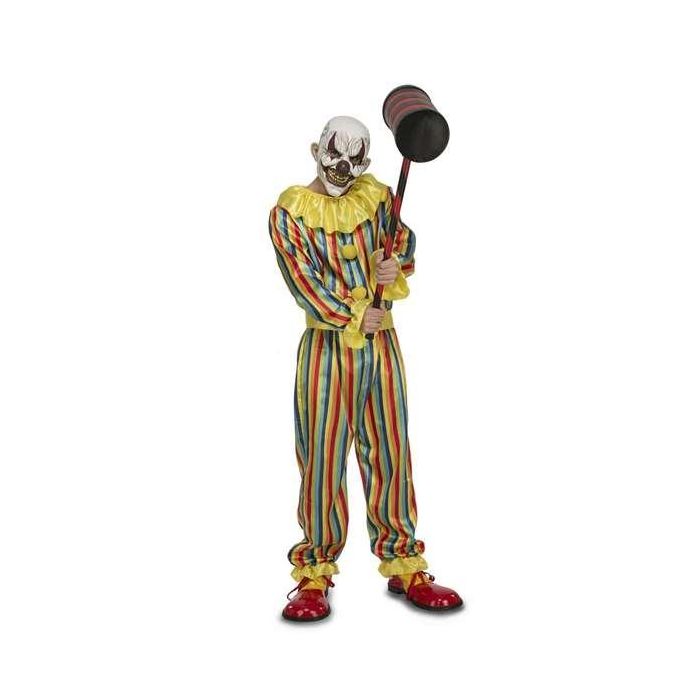 Disfraz prank clown mono, cinturón y máscara talla XXL Disfraz prank clown mono, cinturón y máscara talla XXL