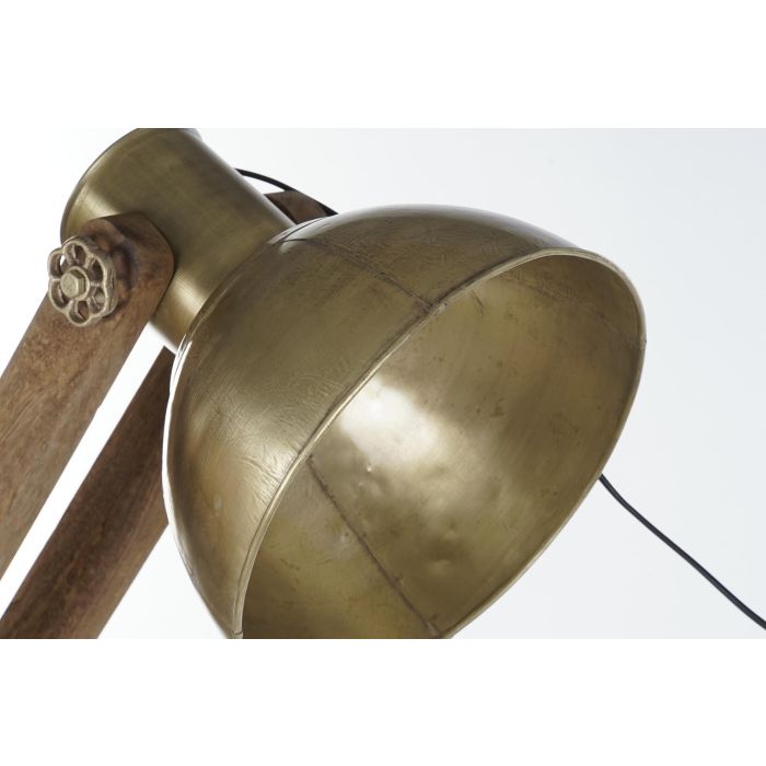 DKD Home Decor Lámpara de Pie Loft Marrón Dorado 25 x 140 x 85 cm 3 DKD Home Decor Lámpara de Pie Loft Marrón Dorado 25 x 140 x 85 cm 3