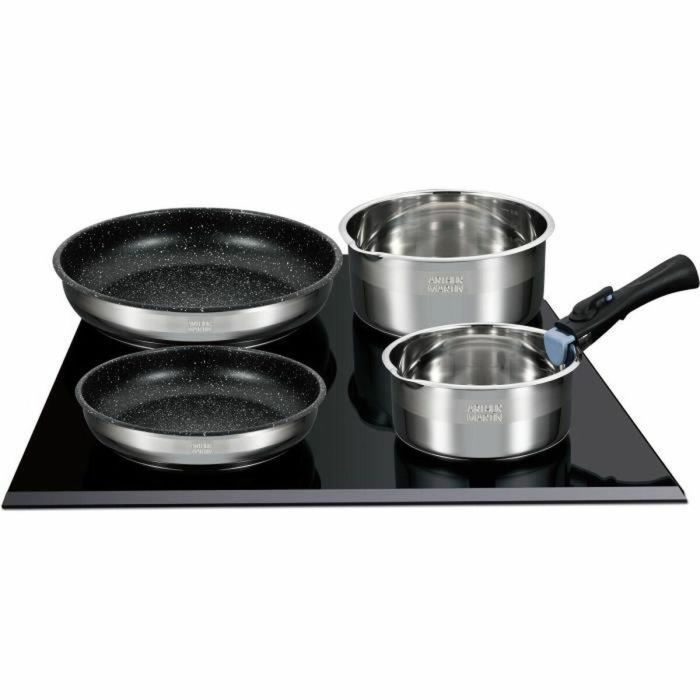 Arthur Martin AM2493 Batería de cocina de 8 piezas - Acero inoxidable - Manija extraíble - Todas las luces, incluida la inducción 1 Arthur Martin AM2493 Batería de cocina de 8 piezas - Acero inoxidable - Manija extraíble - Todas las luces, incluida la inducción 1