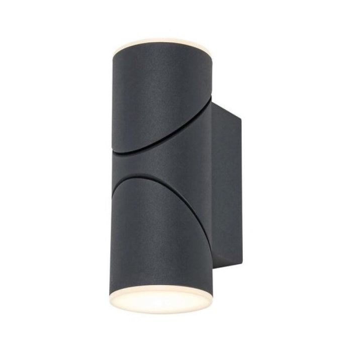 RABALUX RAB-7904 Aplique Exterior LED Belfast 620Lm 12.9W 3000K Luz Cálida IP65 Antracita Aluminio Cilíndrico Regulable Iluminación Indirecta 1 RABALUX RAB-7904 Aplique Exterior LED Belfast 620Lm 12.9W 3000K Luz Cálida IP65 Antracita Aluminio Cilíndrico Regulable Iluminación Indirecta 1