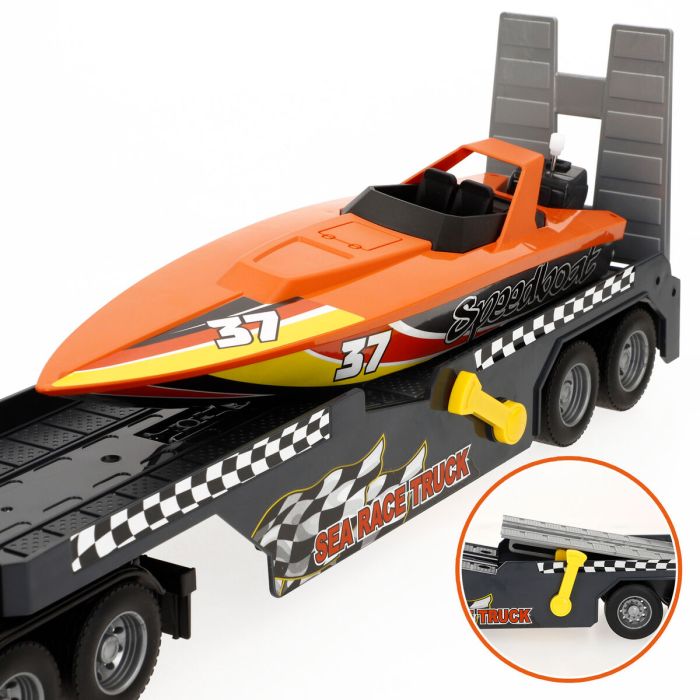 Camión Portavehículos Speed & Go 53 X 15 X 10 CM (2 Unidades) 2