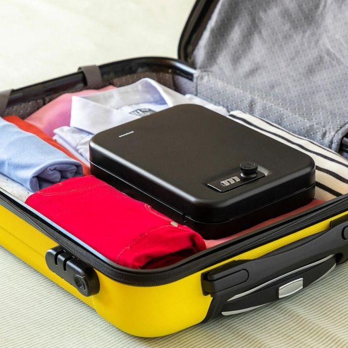 Caja Fuerte Portátil con Cable de Seguridad Prisaven InnovaGoods 9 Caja Fuerte Portátil con Cable de Seguridad Prisaven InnovaGoods 9