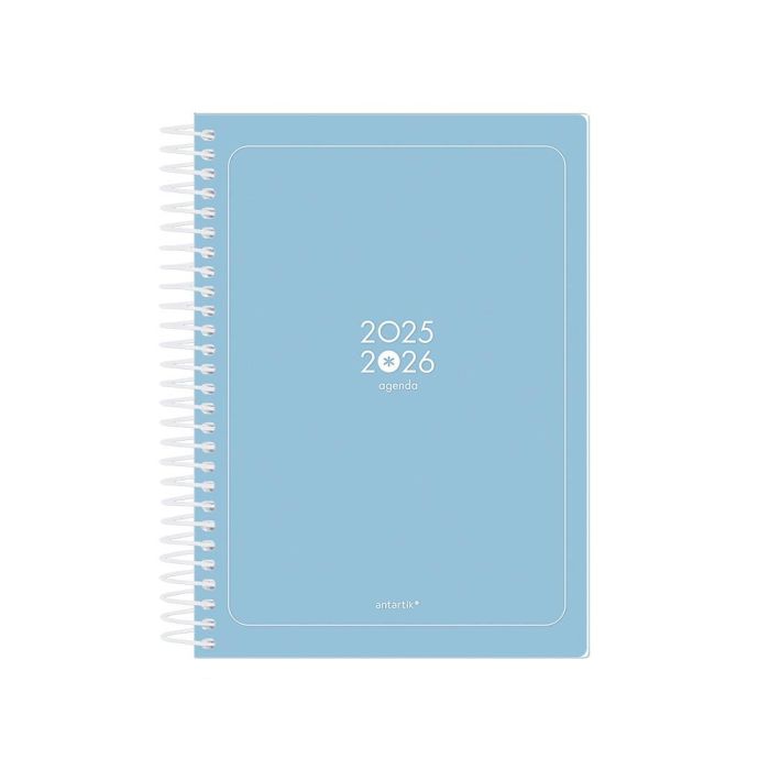 Agenda Escolar Antartik 25-26 Espiral Essentials Azul Dia Pagina A5 Bilingüe Papel Fsc 80 gr 1 Agenda Escolar Antartik 25-26 Espiral Essentials Azul Dia Pagina A5 Bilingüe Papel Fsc 80 gr 1