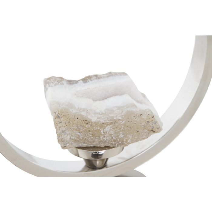 DKD Home Decor Jarrón de Cristal y Aluminio en color Champán, con Medidas 15x56x15 cm y Peso 1.25 kg, Desmontable 4 DKD Home Decor Jarrón de Cristal y Aluminio en color Champán, con Medidas 15x56x15 cm y Peso 1.25 kg, Desmontable 4