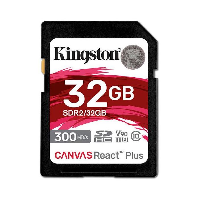 Kingston Canvas React Plus Tarjeta Memoria SDXC UHS-II 32GB V90