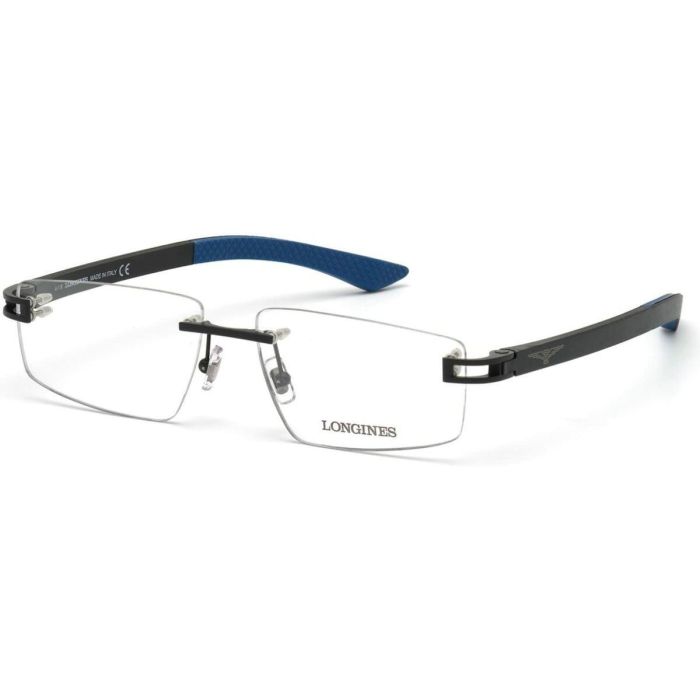 Montura de Gafas Hombre Longines LG5007-H-56002 Negro ø 56 mm 3 Montura de Gafas Hombre Longines LG5007-H-56002 Negro ø 56 mm 3