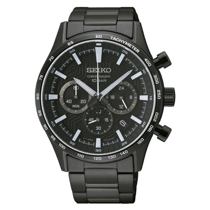 Reloj Hombre Seiko SSB415P1 Negro Reloj Hombre Seiko SSB415P1 Negro