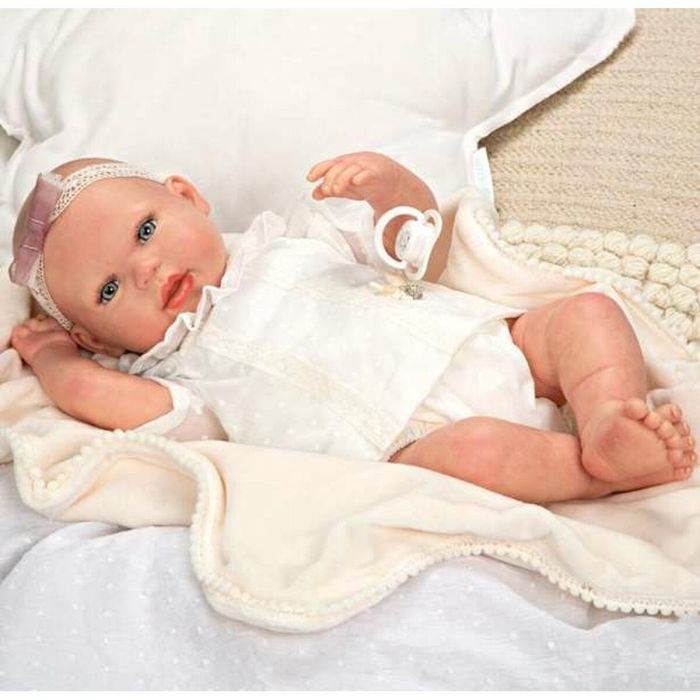 Muñeca reborn arias 45 cm delia c/manta c/pelo decorado 2 Muñeca reborn arias 45 cm delia c/manta c/pelo decorado 2