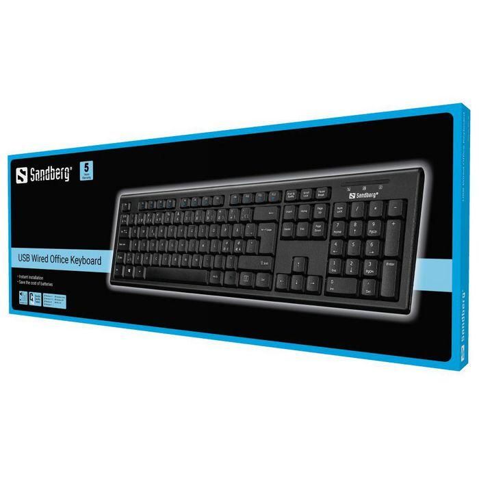 Sandberg USB Wired Office Keyboard Nord 1 Sandberg USB Wired Office Keyboard Nord 1