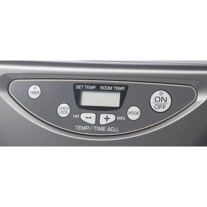 Inverter Estufa de Queroseno 3018 PLUS LINE 3000W Termostato Encendido Piezoeléctrico Acero Negro 1