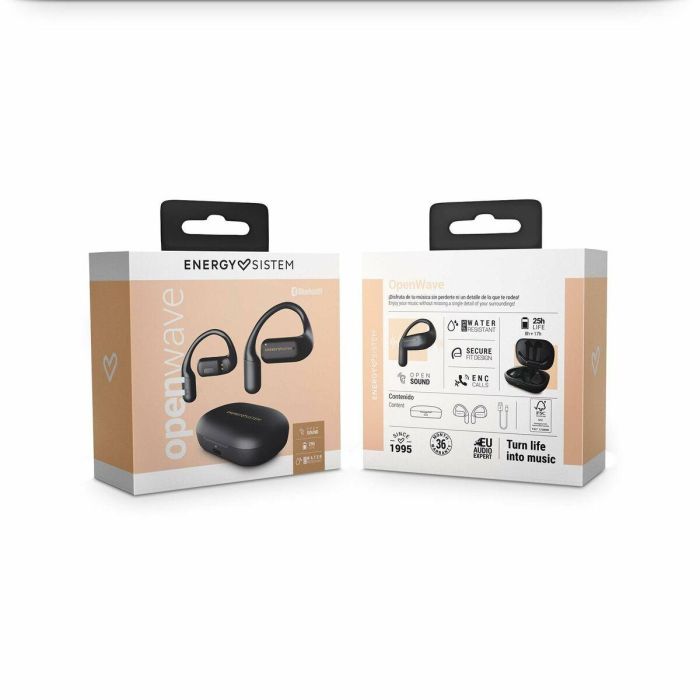 Auriculares in Ear Bluetooth Energy Sistem 458820 Negro 1 Auriculares in Ear Bluetooth Energy Sistem 458820 Negro 1