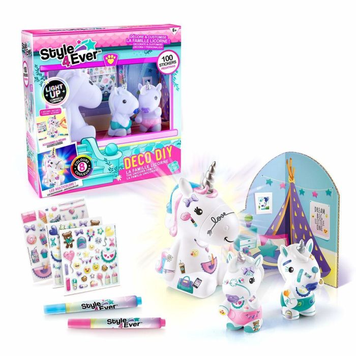 Canal Toys OFG 287 - Figuras de la Familia Unicornio, Mamá Luminosa y Dos Bebés para Decorar 8 Canal Toys OFG 287 - Figuras de la Familia Unicornio, Mamá Luminosa y Dos Bebés para Decorar 8