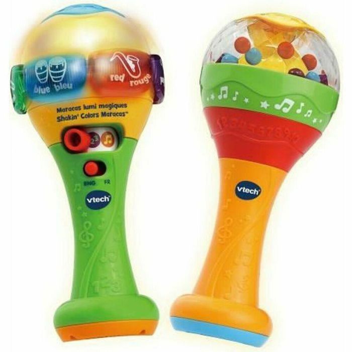 Vtech Baby Magic Lumi Maracas Sonajero Musical para Bebés de 9 a 36 Meses con Luces