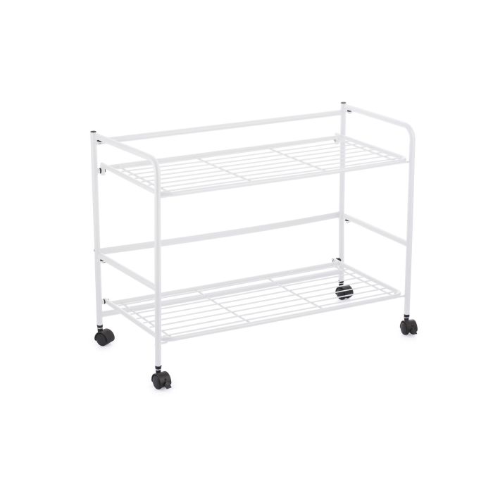 Confortime Estantería Plegable 2 Niveles, 67 x 30 x 44.8 cm 4 Confortime Estantería Plegable 2 Niveles, 67 x 30 x 44.8 cm 4