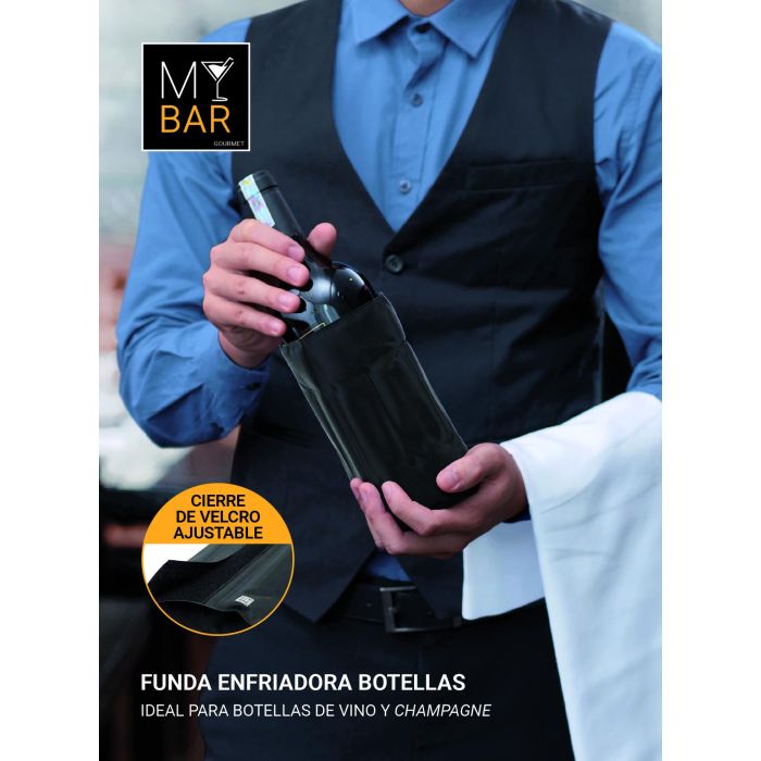Inde Enfriador de Botellas de Vino y Champagne My Bar 38x18 cm (24 Unidades) 2
