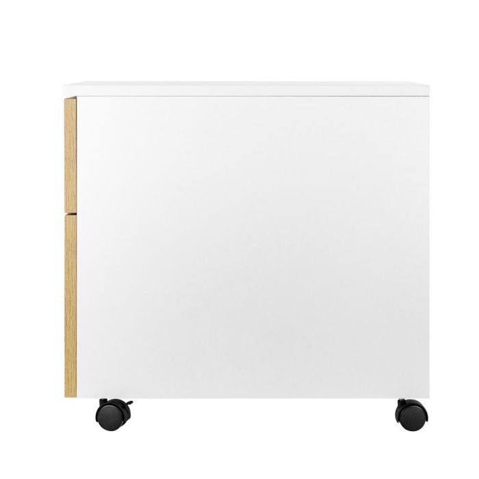Phoenix technologies Cajonera Artisan Blanca, 2 cajones con sistema de cierre, ruedas con freno, 40x44.2x54.5 cm 2 Phoenix technologies Cajonera Artisan Blanca, 2 cajones con sistema de cierre, ruedas con freno, 40x44.2x54.5 cm 2